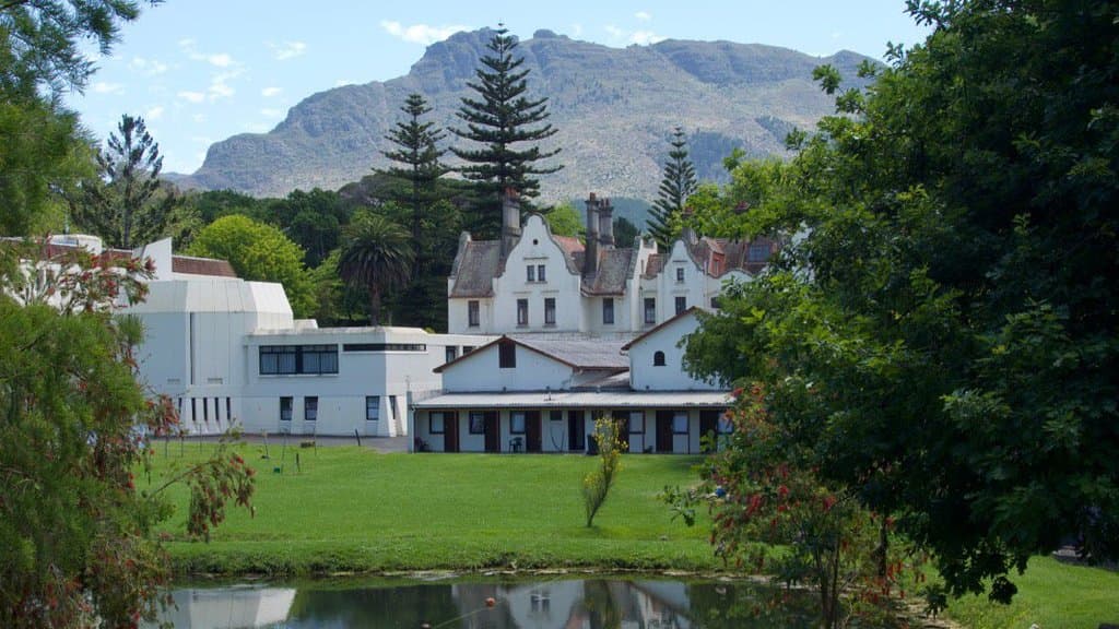 View from back patio where we tasted wines