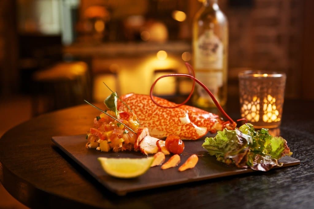 Homard en salade