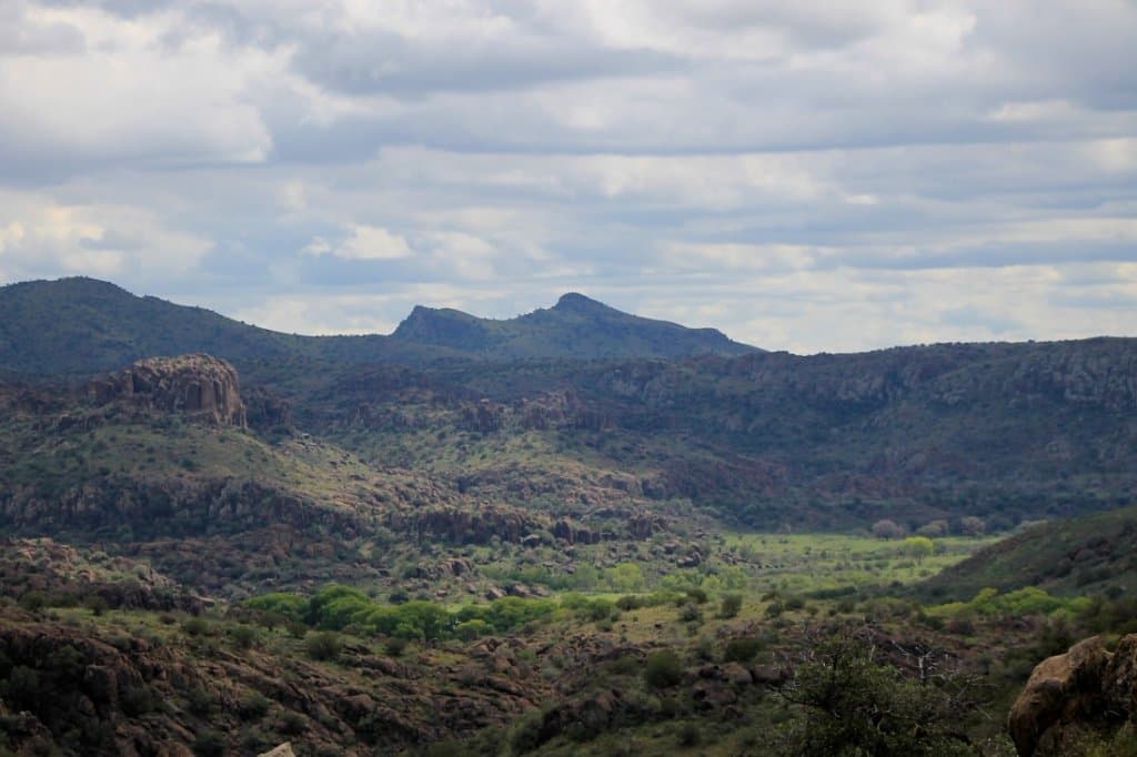 The vistas are breathtaking. View from Modesta Canyon Trail.