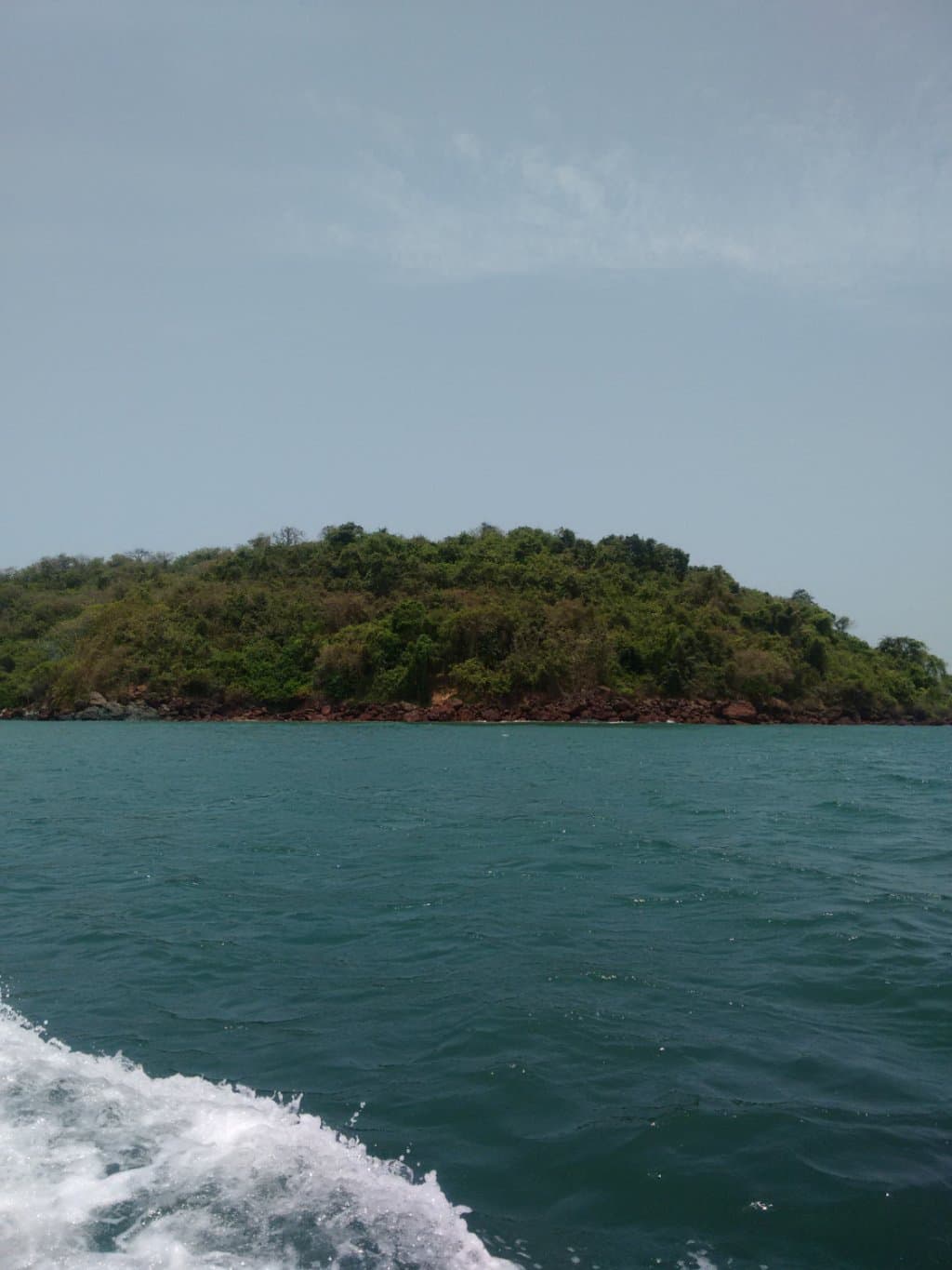 Snorkelling happens by the rocks here
