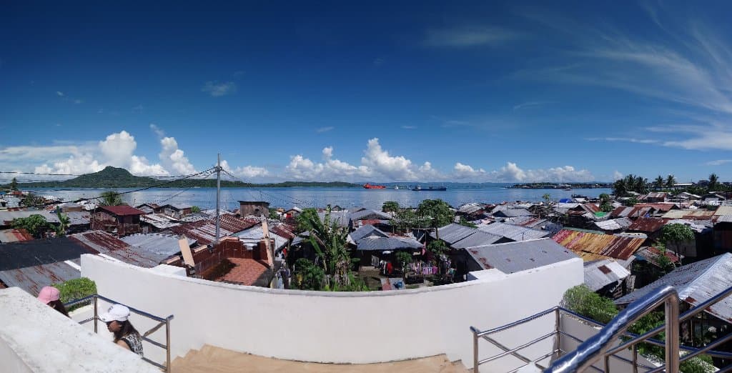 View on the deck