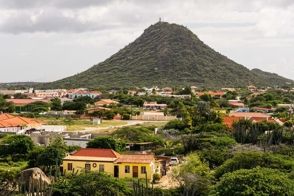 Hooiberg from the Top of Casibari Rock Formation