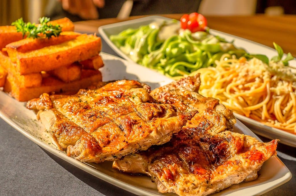 Prato casal: galeto desossado