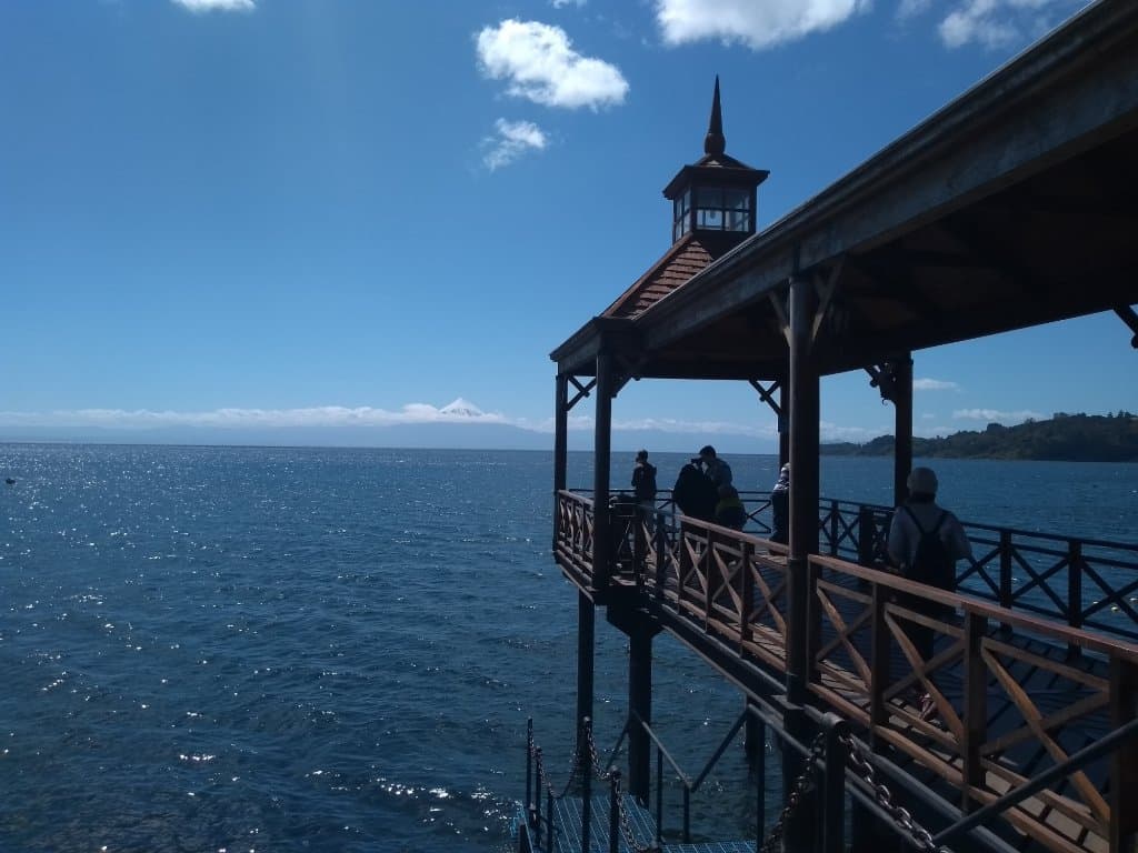 Osorno ao fundo