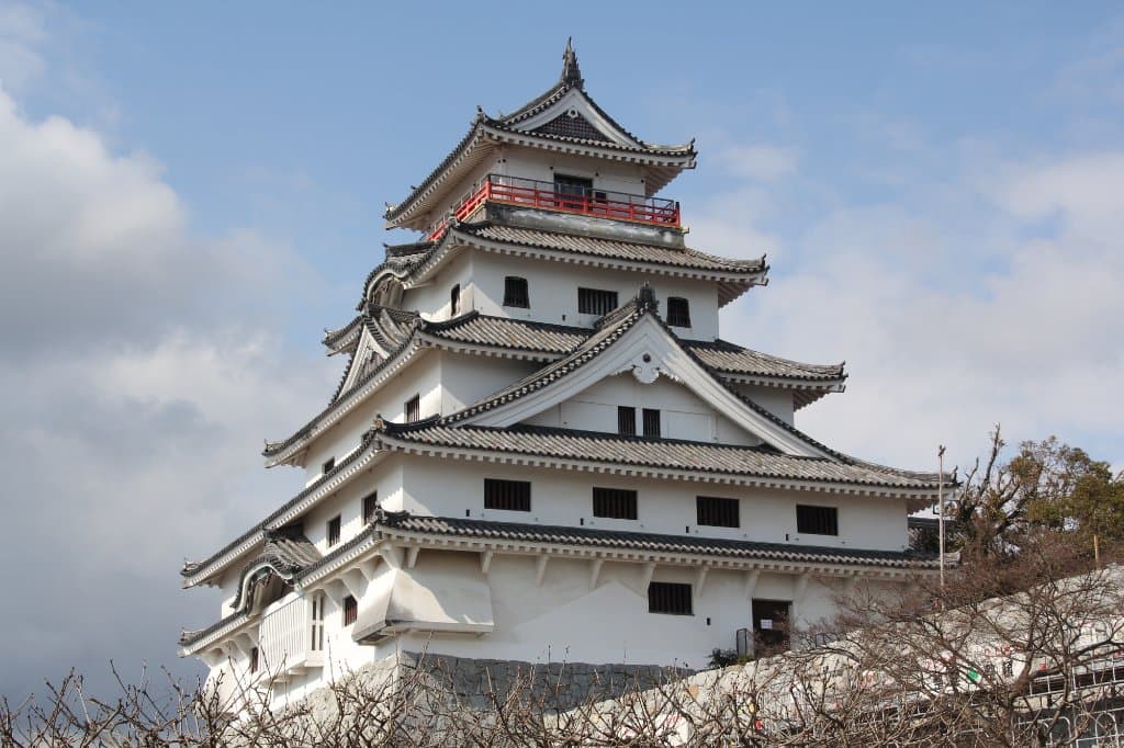 別角度から見た天守閣