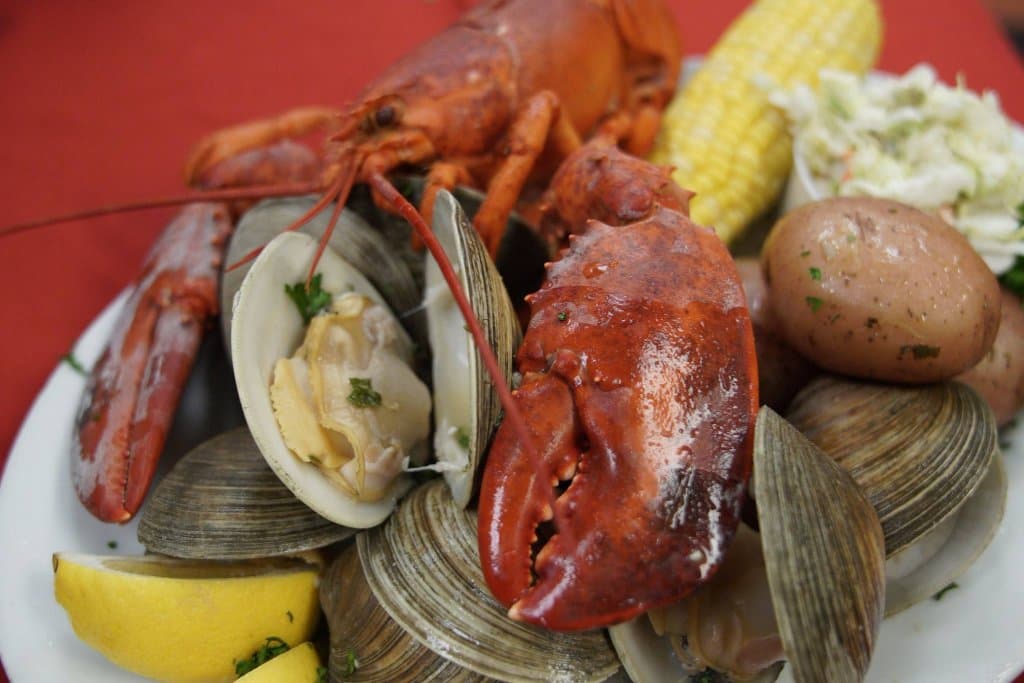 Clam Bake with Fresh Maine Lobster!