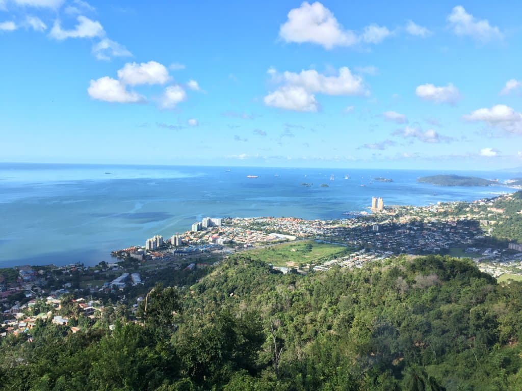 The view to the west side