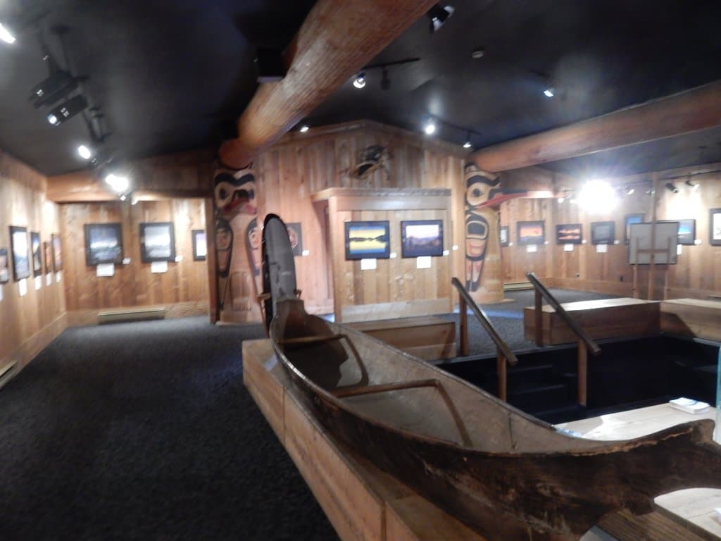 An old canoe.
