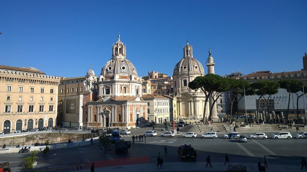 Panorama desde el monumento a Vittorio Emanuele II