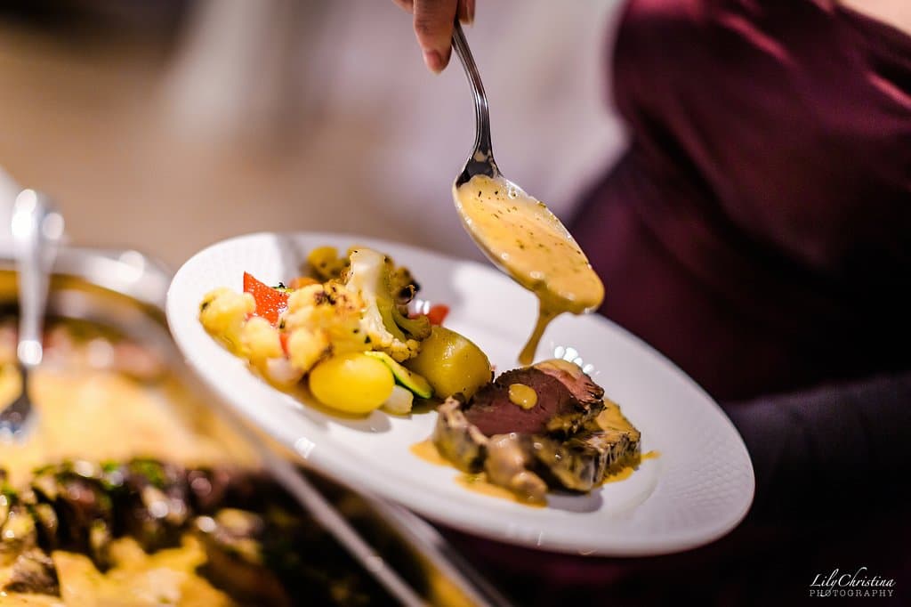 Haikon härkä, juhlabuffet