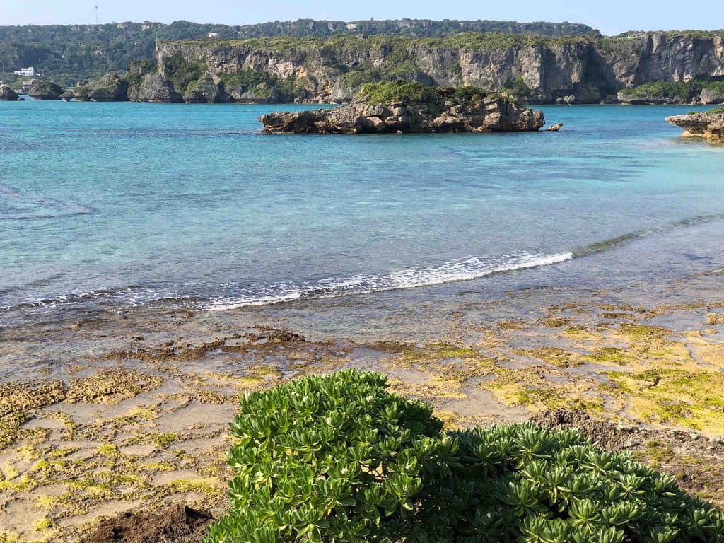 town beach - view towards Miyagi Island