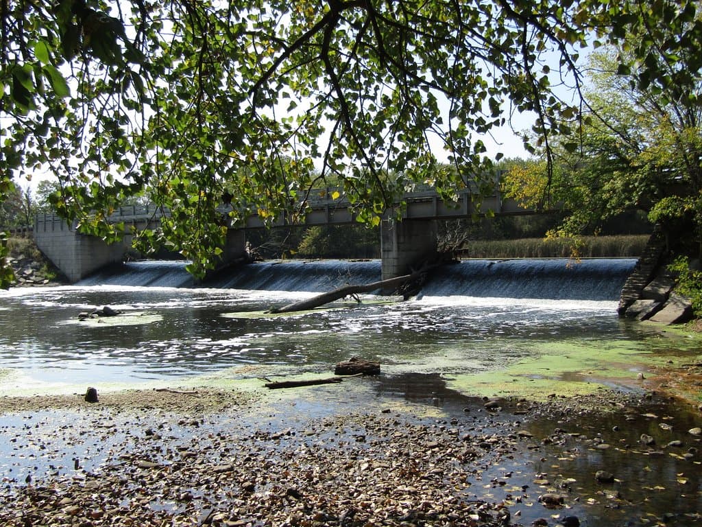 The waterfall