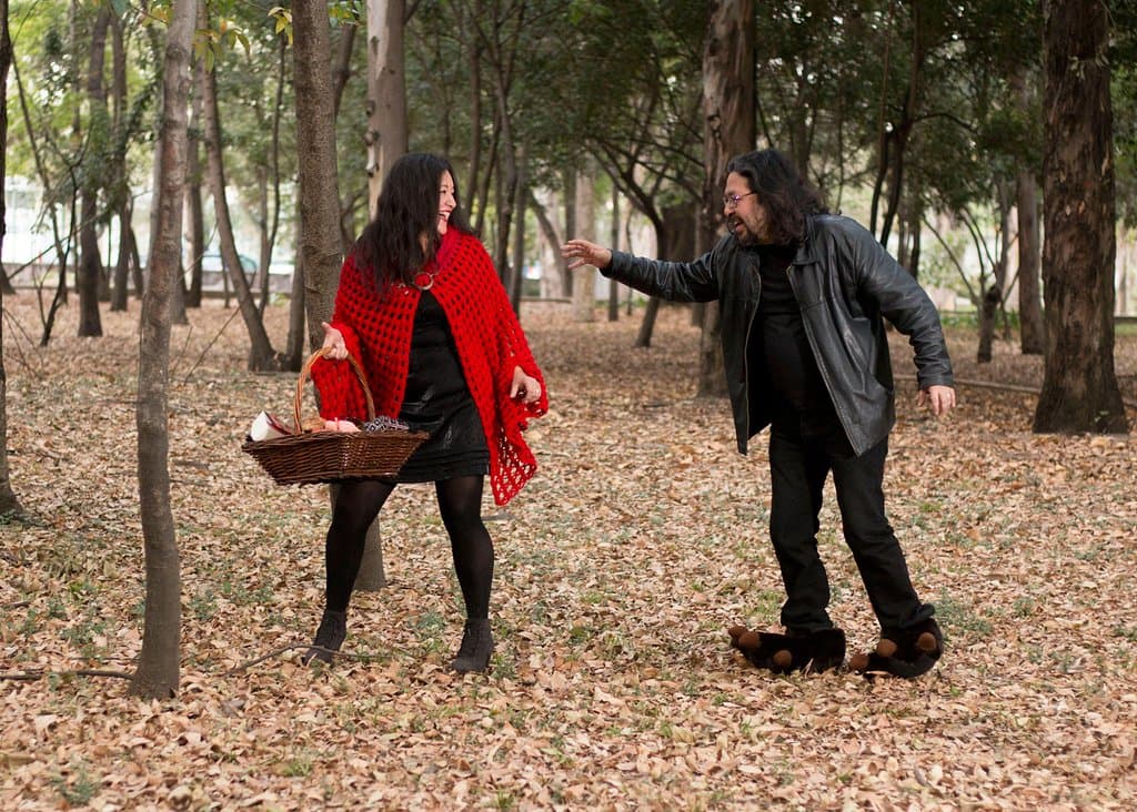 hice la caperuza en diciembre y la idea de las fotos para el 14 de febrero salio sola