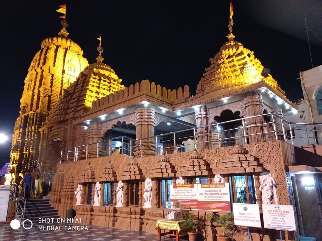 The gleaming Temple