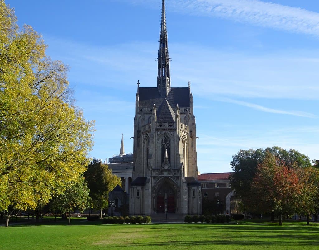 Chapel as Seen from Cathedral of Learning
