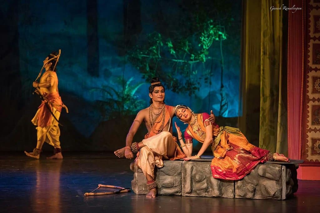 Ramayana dance performance at kalakshetra
