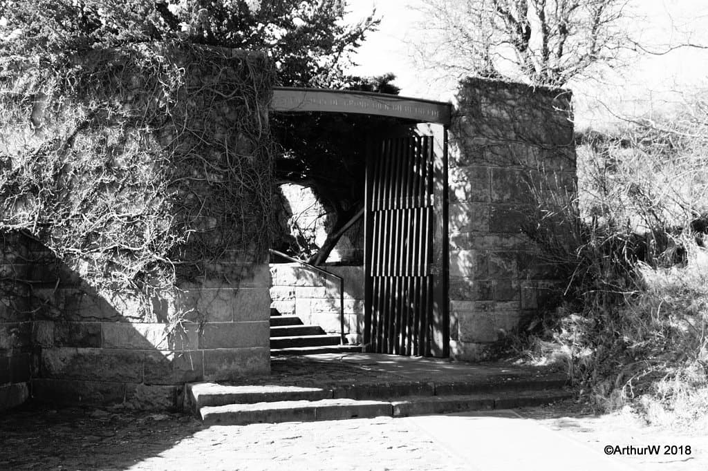 the entrance