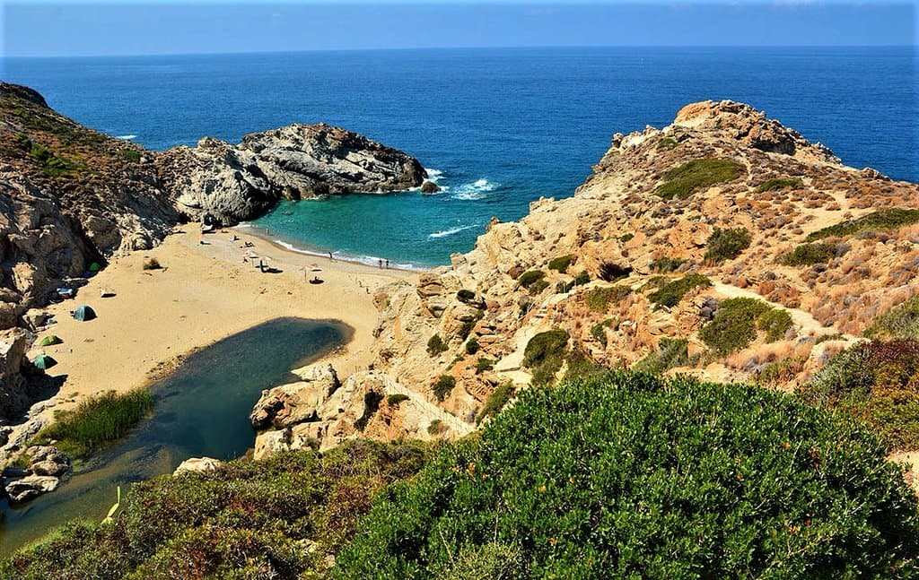Beach Nas on Ikaria. Photo: Tom de Belfore