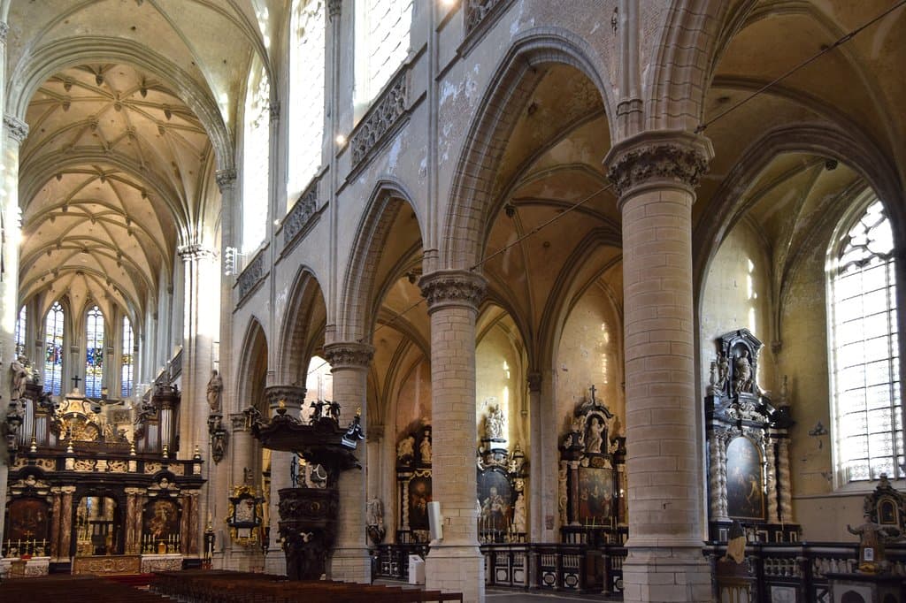 Our church's rich interior has been untouched for centuries, as you can tell from the many altar