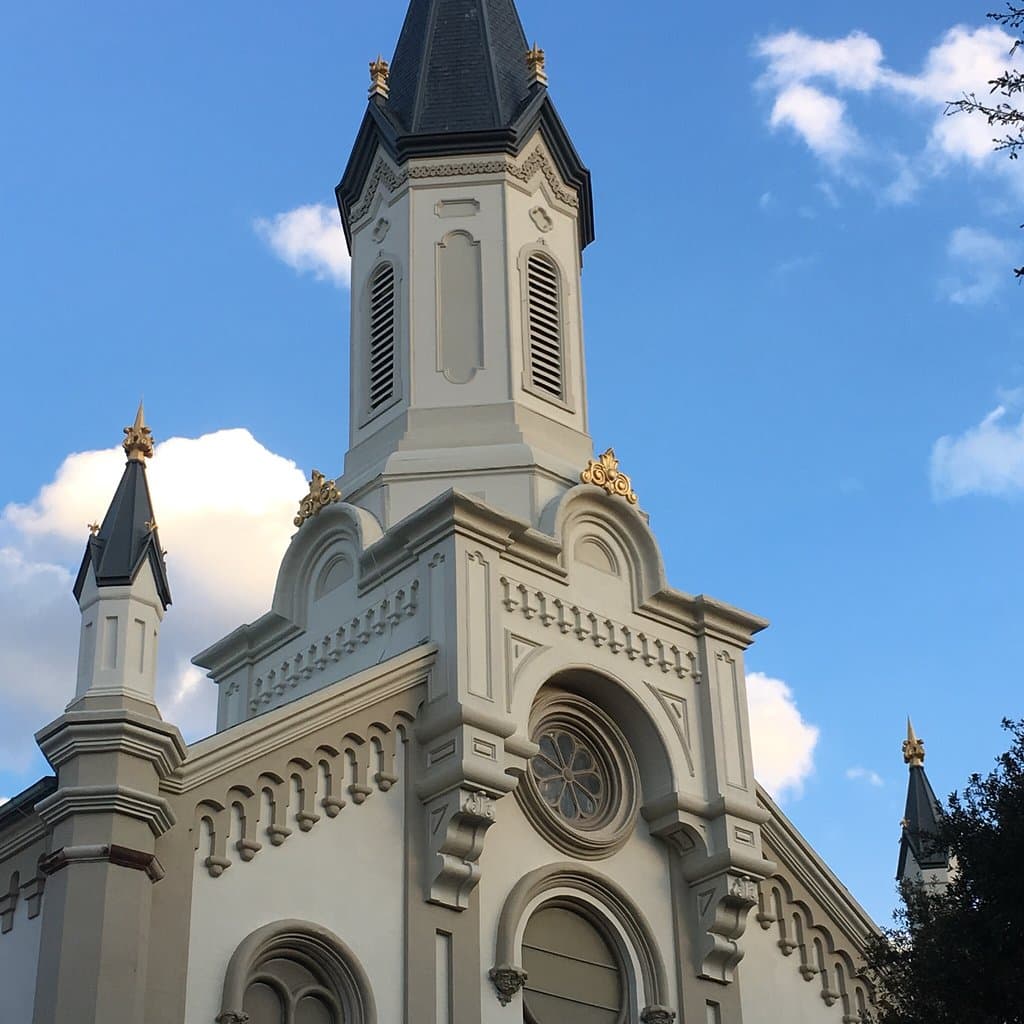 This lovely old church had just been beautifully renovated.