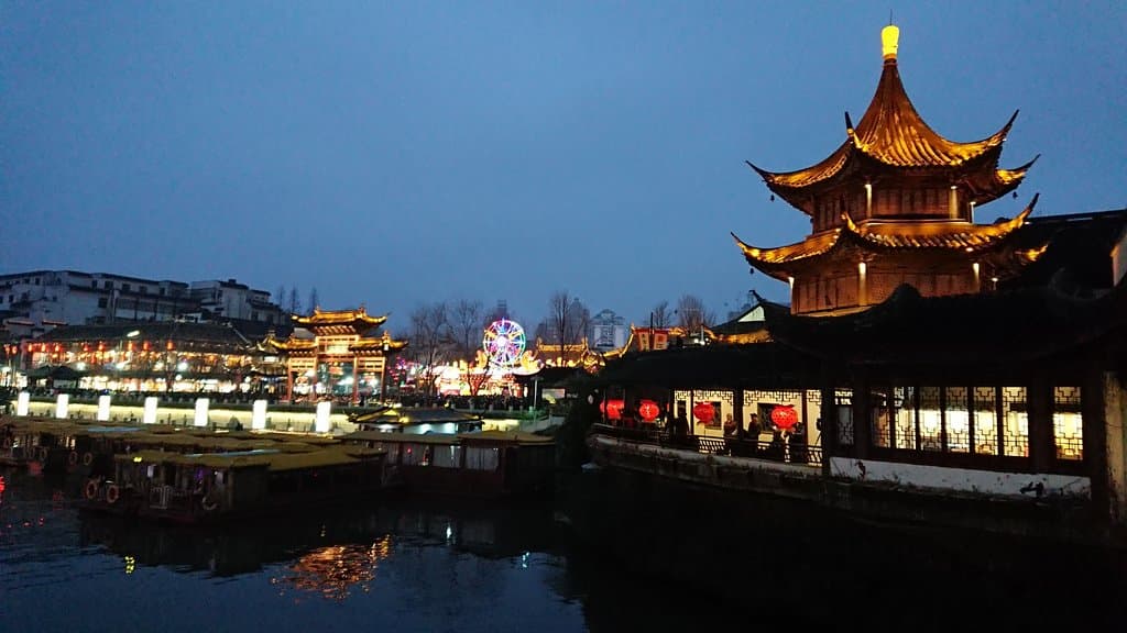 Qin Huai River during Lantern Festival