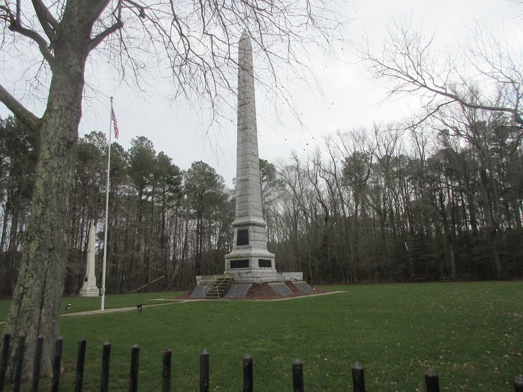 The main memorial with their names
