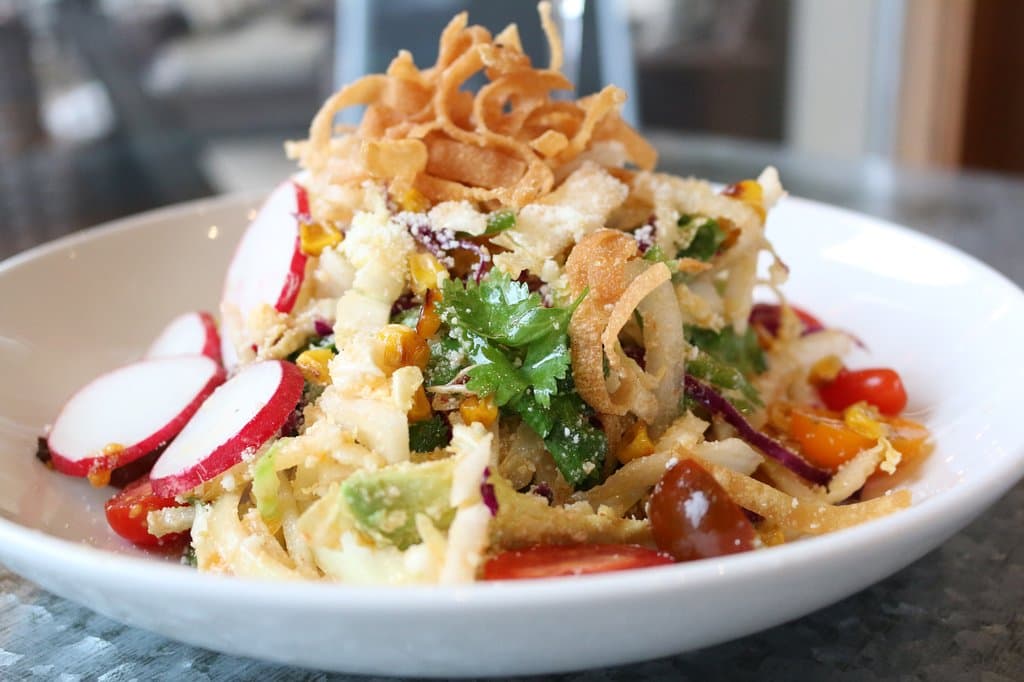 Spicy Chicken Chili Lime Salad