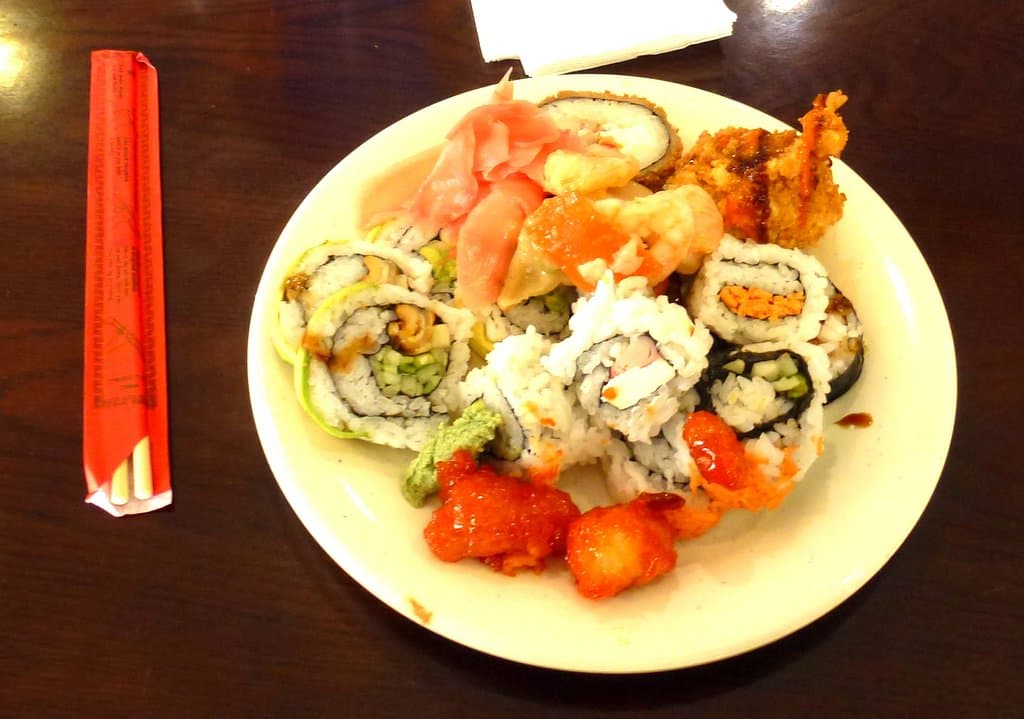 This was a treat for me. Specialty sushi some of which I hadn't had before.
