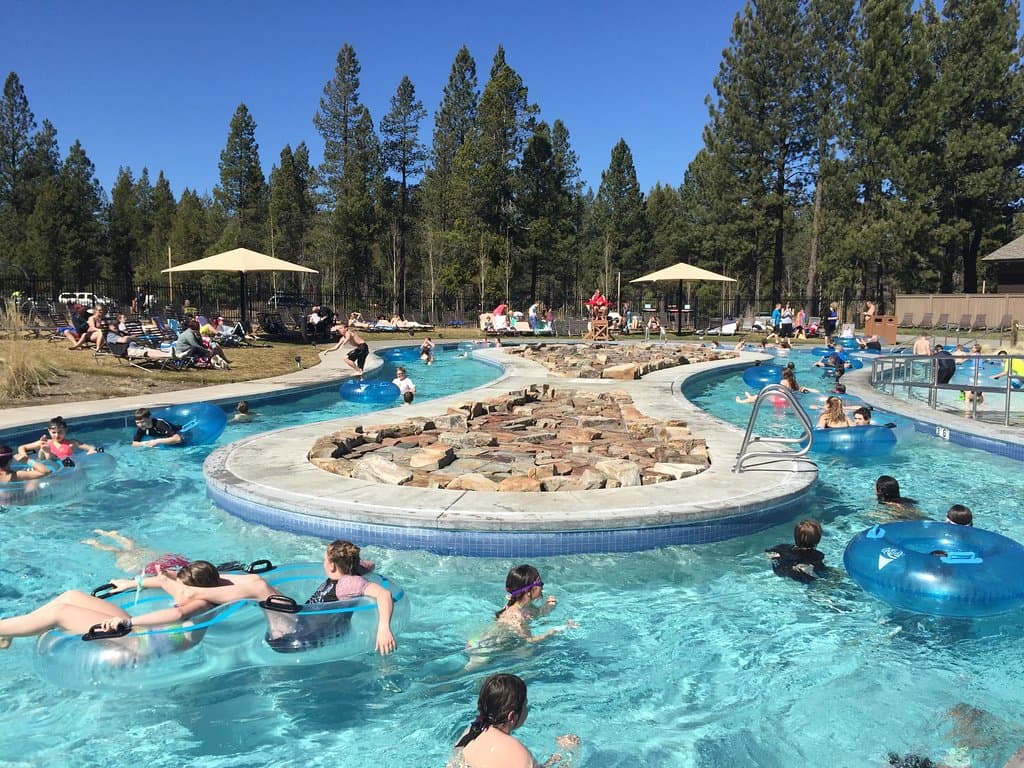 SHARC seasonal outdoor aquatics has a lazy river attraction.