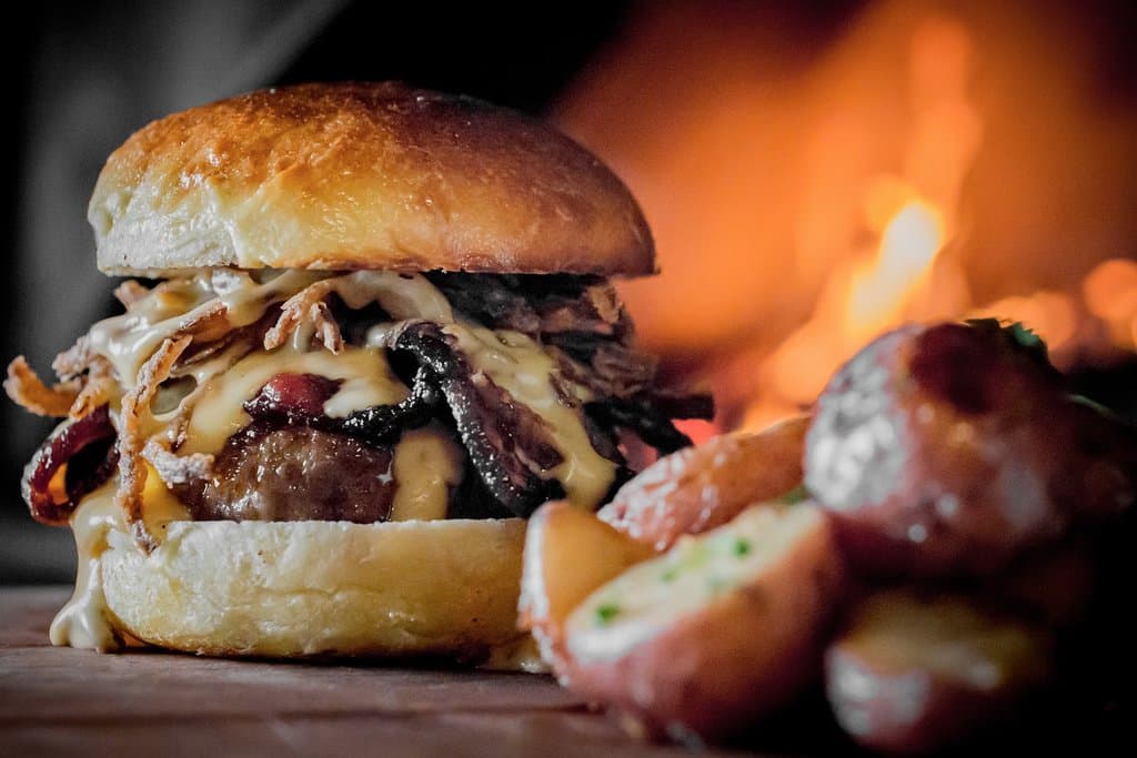 Burger Wednesday: Serving wood-fired burgers upstairs every Wednesday