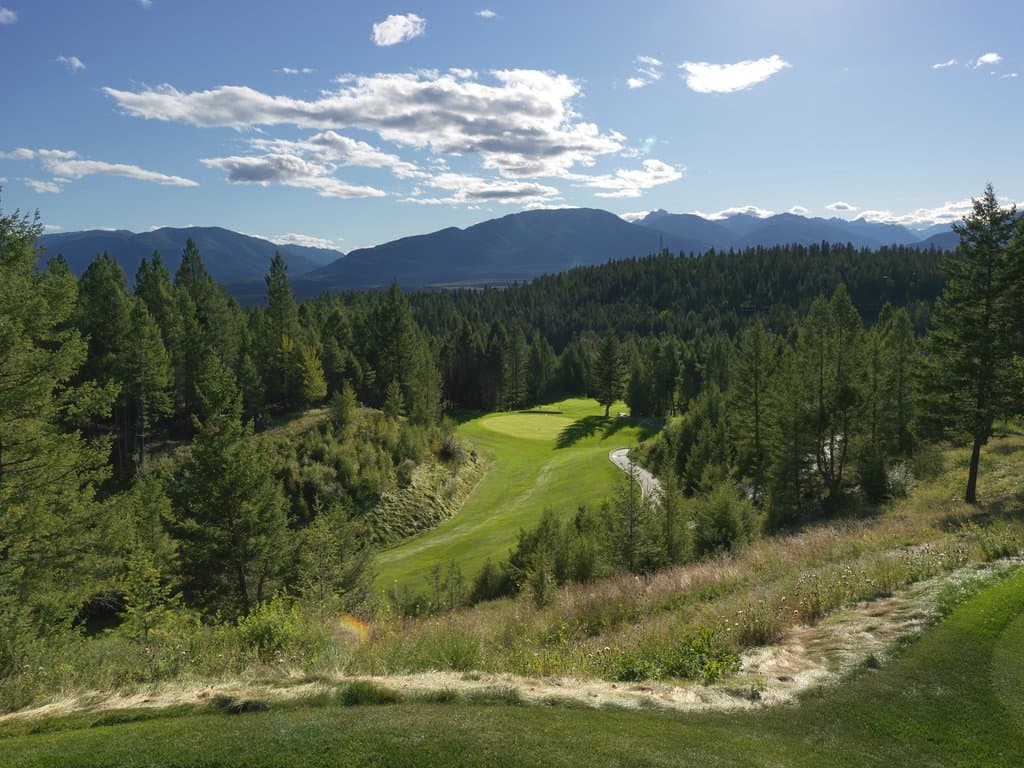 Elevated Tee Box Views at the Radium Course