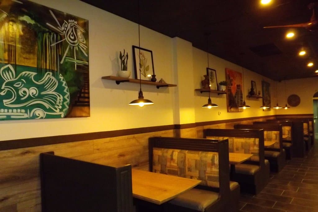 New dining room area