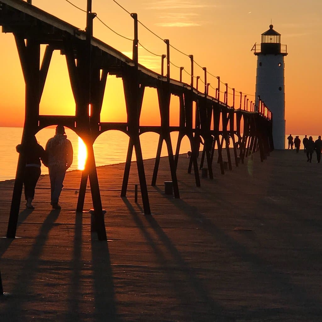 Manistee North Pierhead Lighthouse