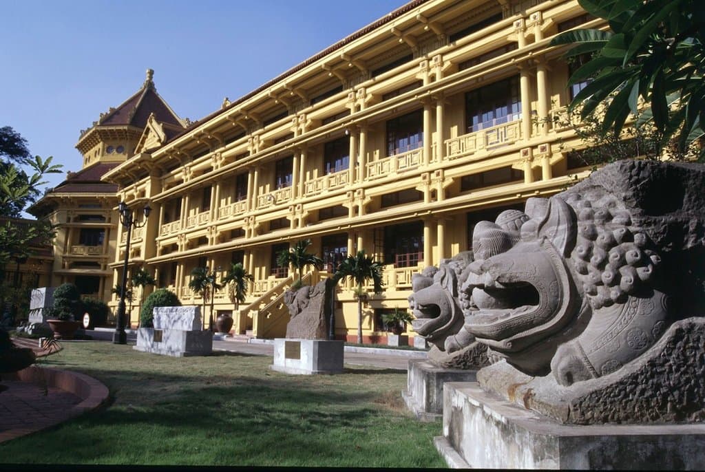 a blending of French and Vietnamese styles