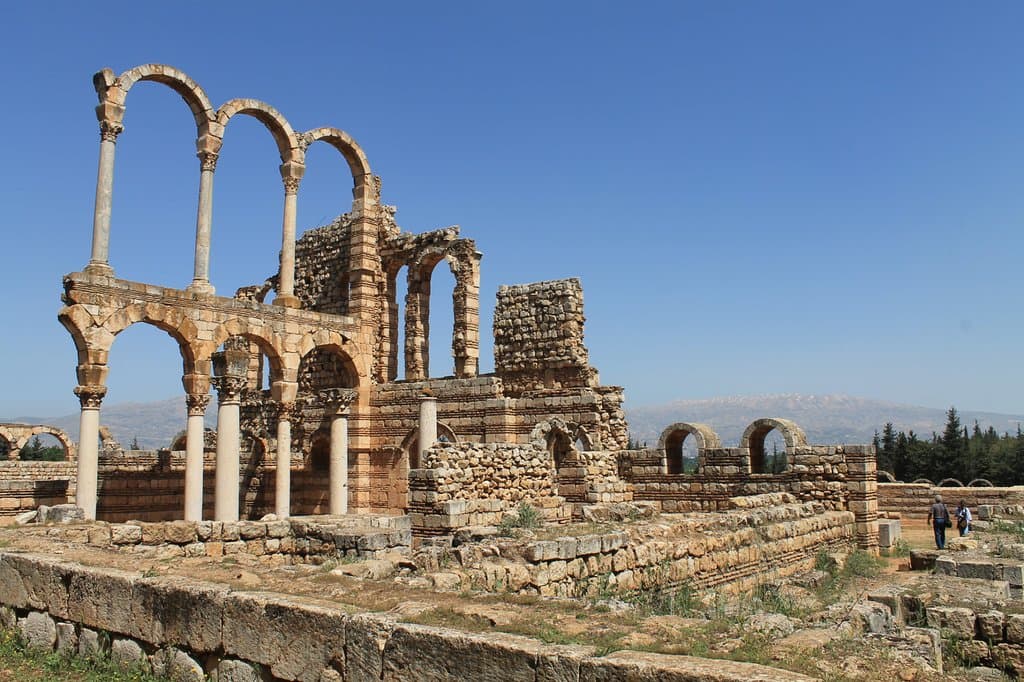 The Grand Palace with Lebanon hills in the distance