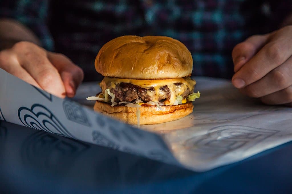 Cheeseburger And burger wrap