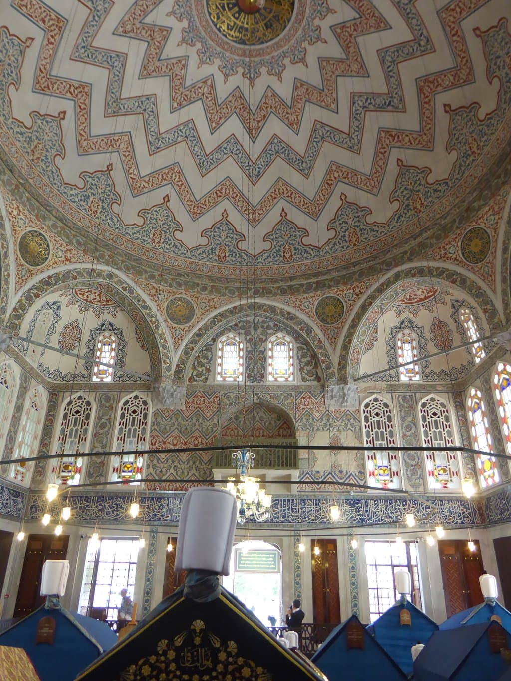 The beautifully decorated interior