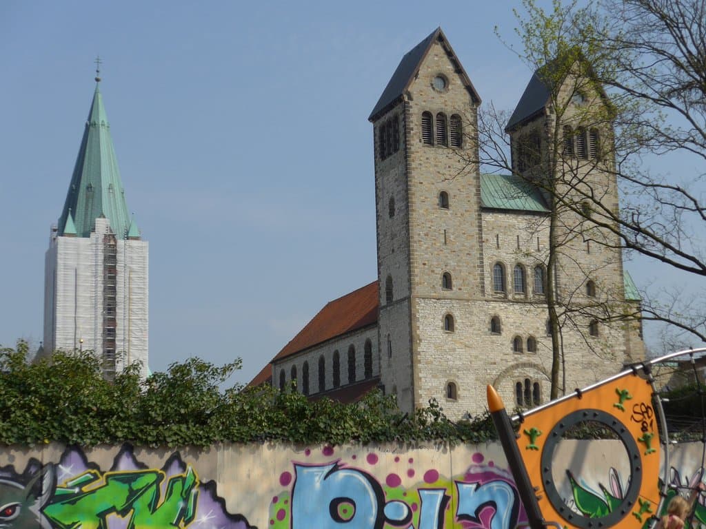 Paderborn, Abdinghofkirche and cathedral