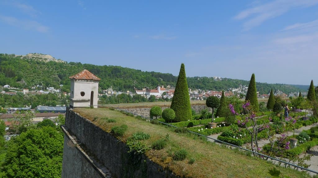 Blick vom Burggarten