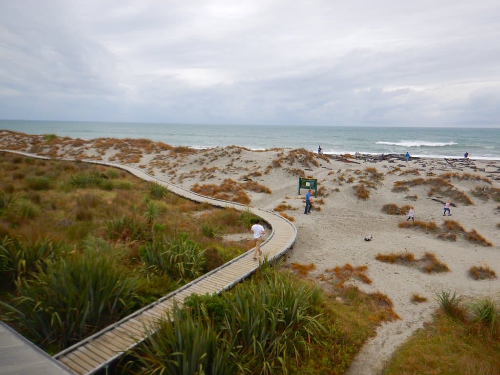 Walkway on the beach