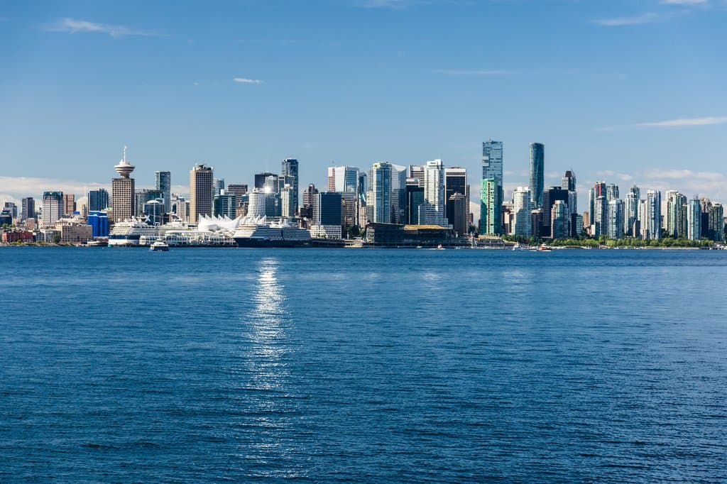 Vancouver Skyline Across the Harbor