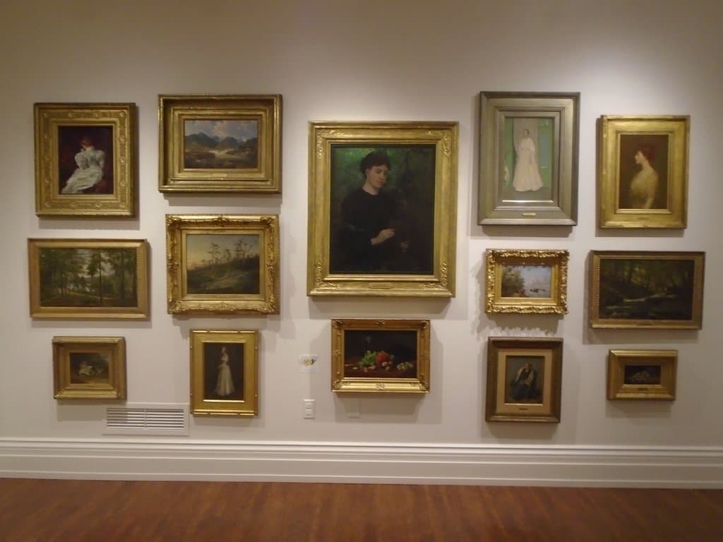 Third floor - late 19th century paintings