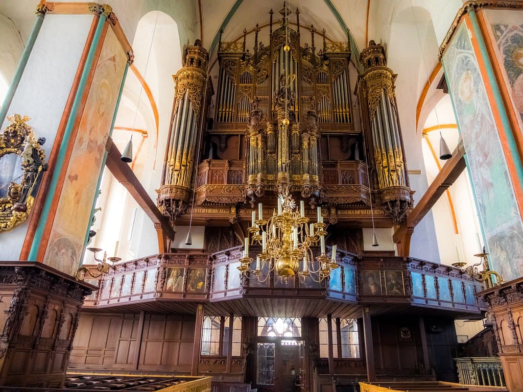 Bild från kyrkan tagen i maj 2018