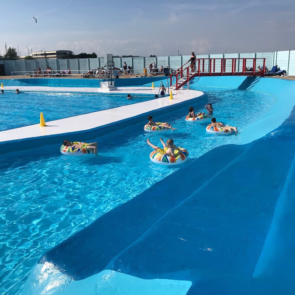 The strand outdoor swimming pool. June 2018