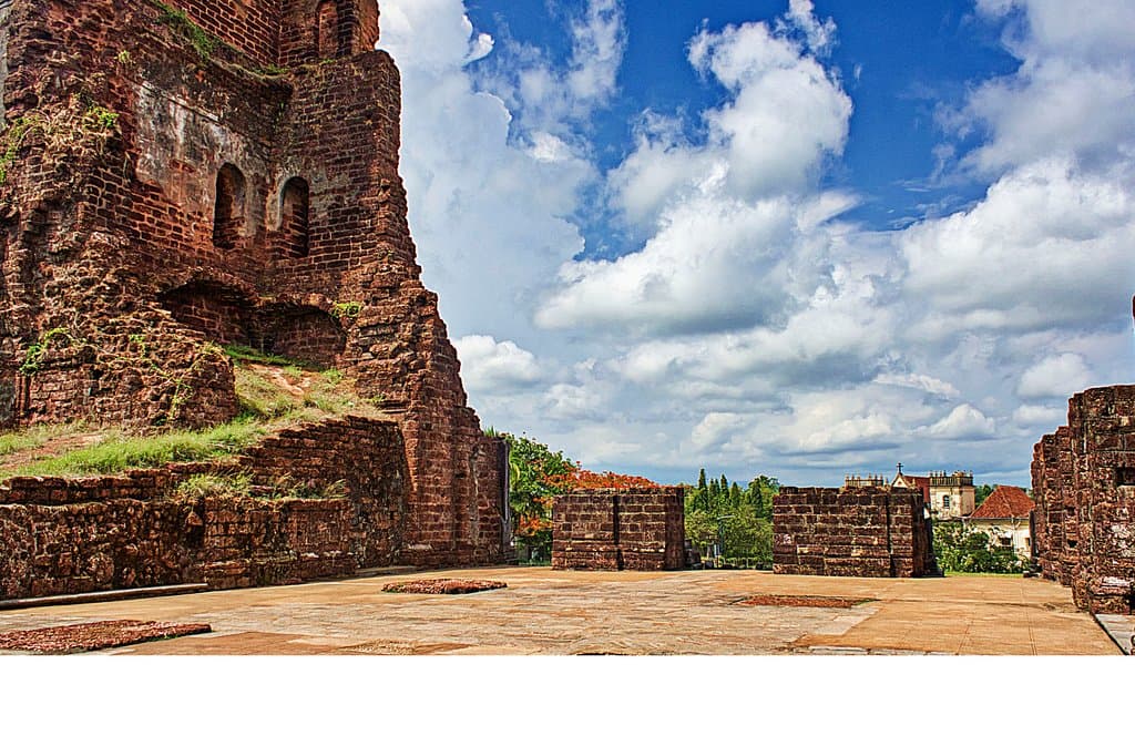 Looking towards the convent