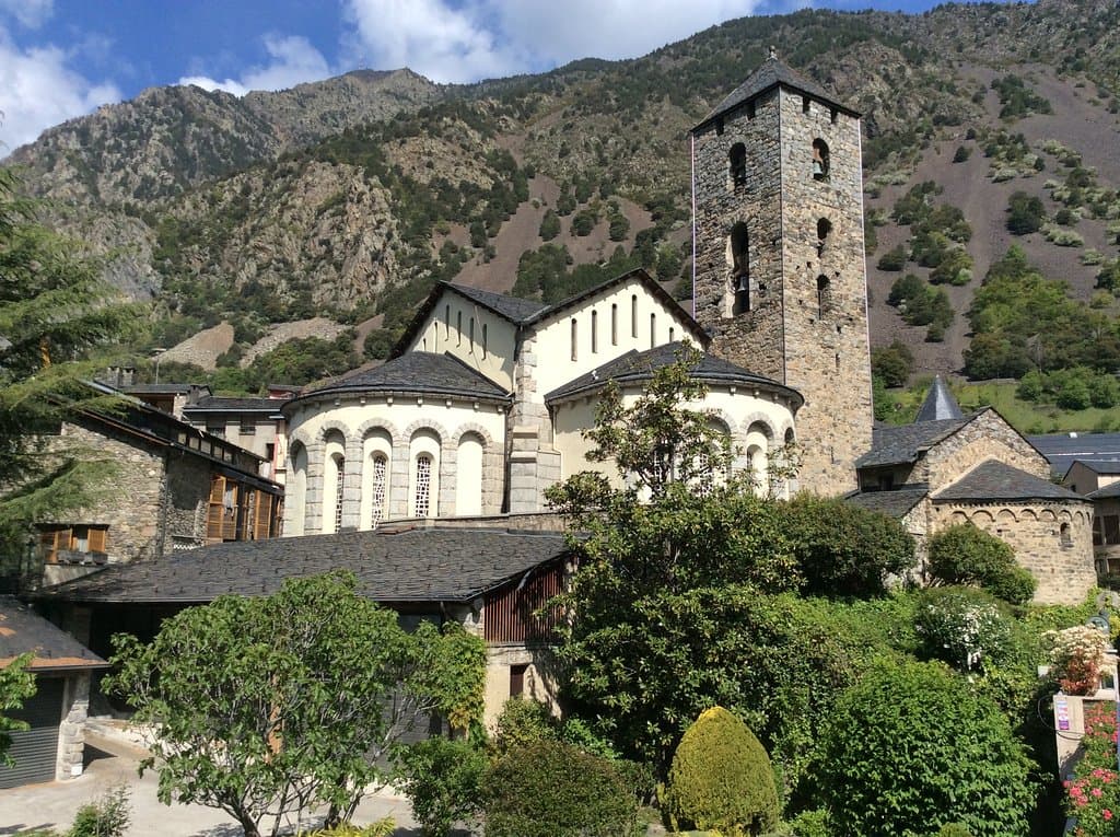 The church and surroundings
