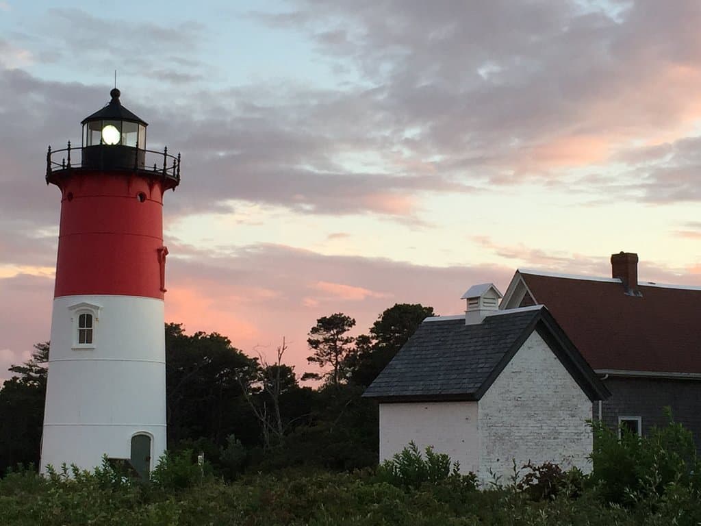 Nauset Light and the Oil House