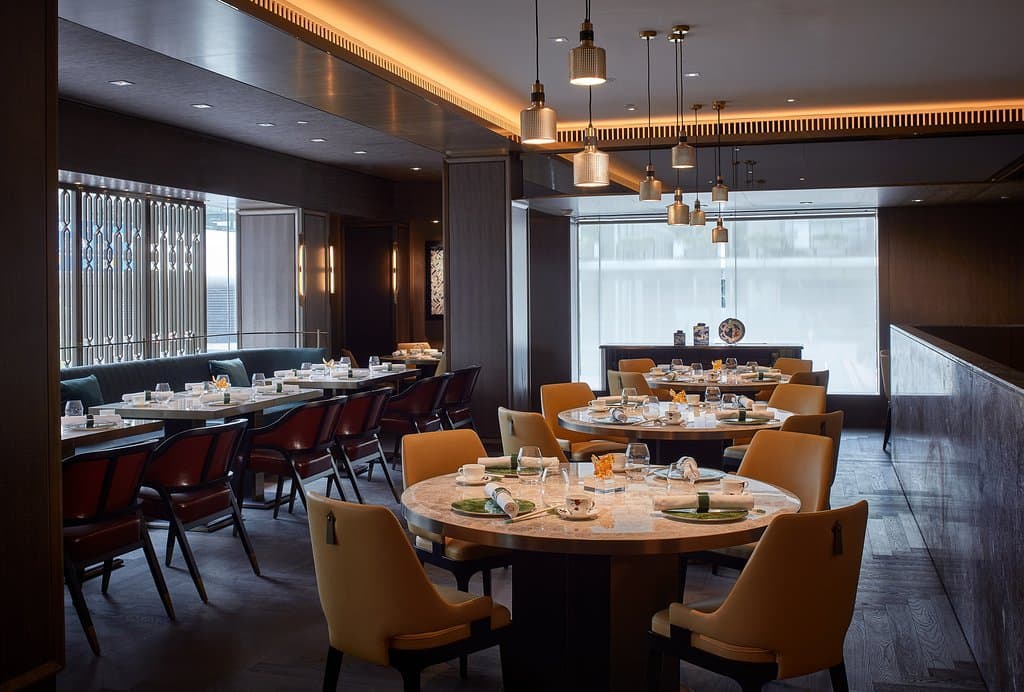 Our dining area is spacious and cozy.