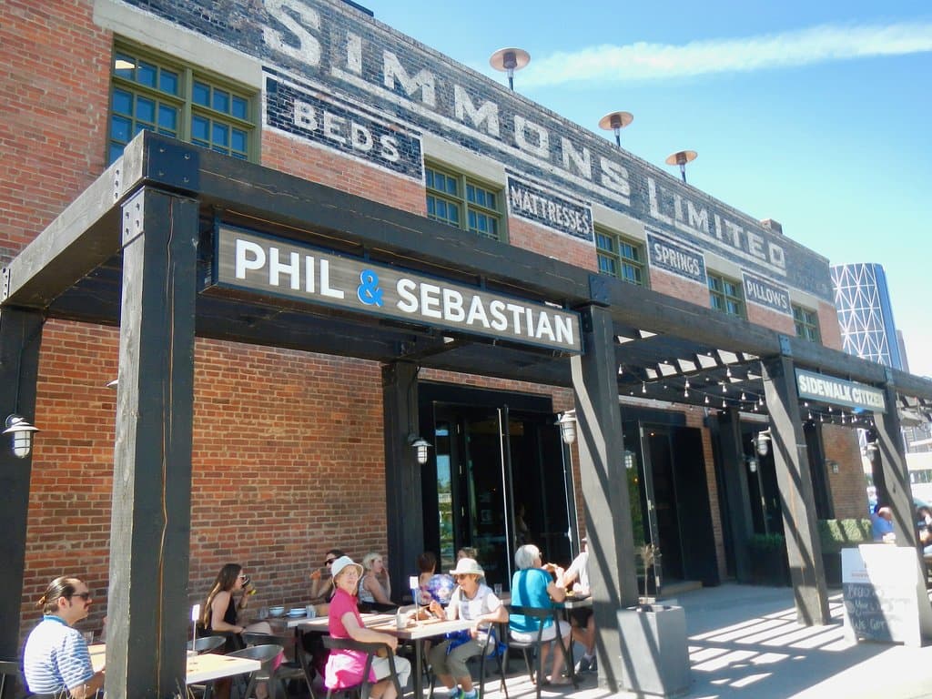 Outside seating