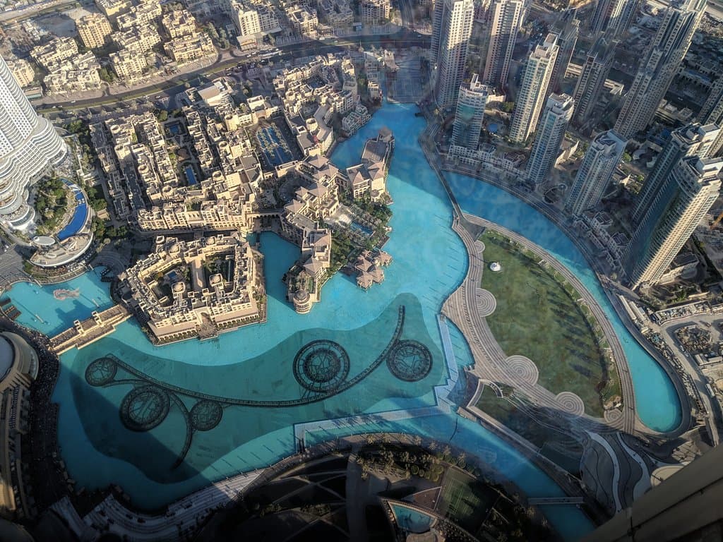 View from Burj Khalifa
